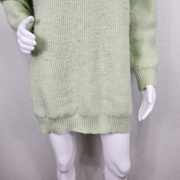 Fore Lime Turtleneck Oversized Sweater Size M - Picture 3 of 13